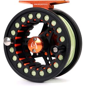 M MAXIMUMCATCH Maxcatch ECO Large Arbor Fly Fishing Reel (3/4wt 5/6wt 7/8wt) and Pre-Loaded Fly Reel with Line Combo in Kuwait