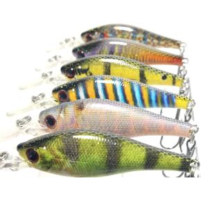 Minnow Crankbait for Bass Fishing Bass Lure Jerkbait Fishing Lures and Tackle Box in Kuwait