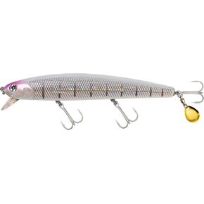 Calissa Offshore Tackle 110mm and 140mm California Inshore Fishing - Special Jerkbait Crankbait Surf Flash Fishing Salt Pro Lure Minnow Zebra MS Metallic Sardine Glow in Saudi Arabia