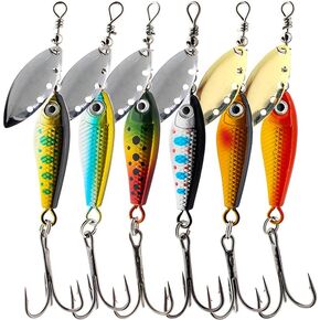 Ghanneey Fishing Jig Spoon Lures VIB Metal Blade Baits Fishing Spoon Crankbaits Set for Trout Bass Salmon Lures Freshwater Saltwater in Saudi Arabia
