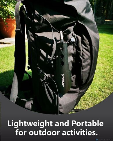 Ultralight Backpacking Trowel Aluminum Shovel Small Potty Multitool with Longer Handle Design Essential for Hiking, Camping and Survival Bags(Black 1 Pack) in Kuwait