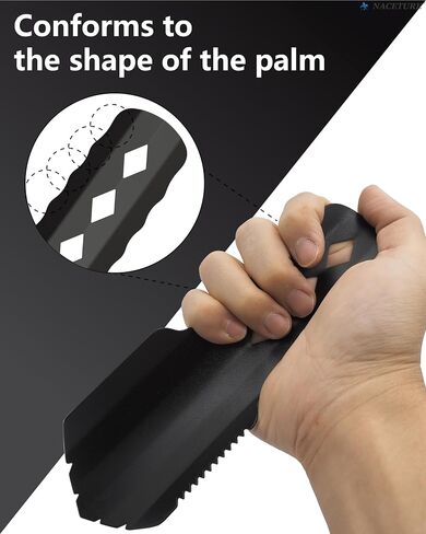 Ultralight Backpacking Trowel Aluminum Shovel Small Potty Multitool with Longer Handle Design Essential for Hiking, Camping and Survival Bags(Black 1 Pack) in Kuwait