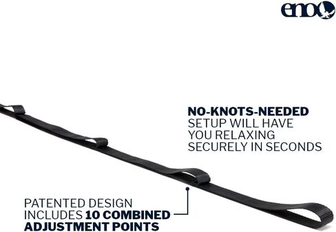 ENO TravelNest Hammock & Straps Combo - Portable Hiking and Camping Hammock with Straps Included - Travel Hammock for Camping, Hiking, Backpacking, a Festival, or The Beach - Marine in Kuwait