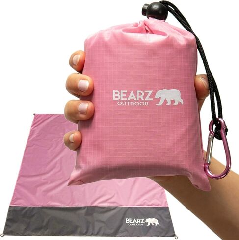 Pocket Blanket - Beach Blanket Waterproof Sandproof, Picnic Blankets Waterproof Foldable, Lightweight & Compact for Hiking, Camping, Travel, Festival Accessories in Kuwait