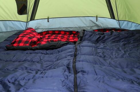 PALLYGO 0 Degree Sleeping Bag Cotton Flannel Sleeping Bags for Adults Cold Weather Camping Winter Zero Degree Warm Weather Big and Tall in Saudi Arabia