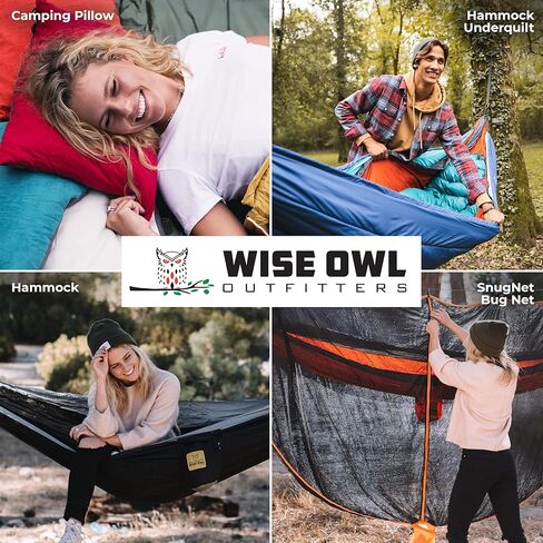 Wise Owl Outfitters Camping Tarp مقاوم للماء - خيمة قماش تحت الخيمة - يجب أن تكون معدات التخييم مع سهولة الإعداد بما في ذلك أوتاد الخيمة وحقيبة الحمل - رمادي كبير in Kuwait