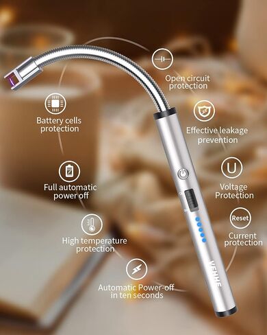 VEHHE Candle Lighter, USB-C Arc Electric Lighter with Flexible Neck in Saudi Arabia