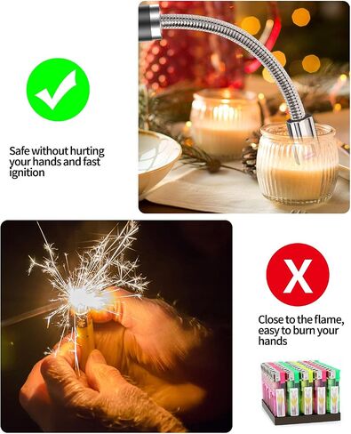 VEHHE Candle Lighter, USB-C Arc Electric Lighter with Flexible Neck in Saudi Arabia