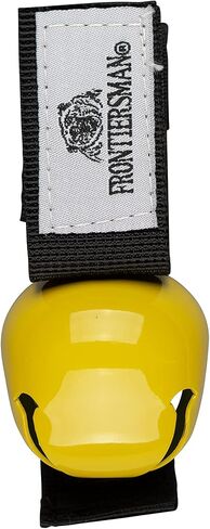 SABRE Frontiersman Bear Bell, Magnetic Silencer, Durable Hook and Loop Strap Attachment, Helps To Prevent Startling Bears While Hiking in Saudi Arabia