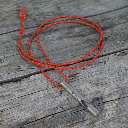 Kuvik Titanium Whistle (2 Pack) with Red Reflective Lanyard in Kuwait