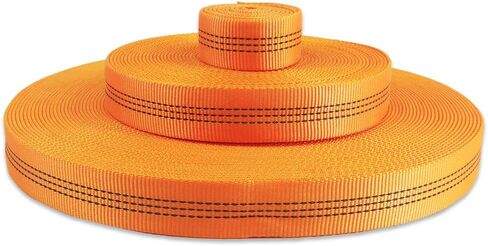 CE UIAA Certified 1 Inch Nylon Webbing Strap/Tubular Climbing Webbing - Heavy Duty Strap for Rescue, Climbing, Harnesses, Rock Work, & Firefighting in Saudi Arabia