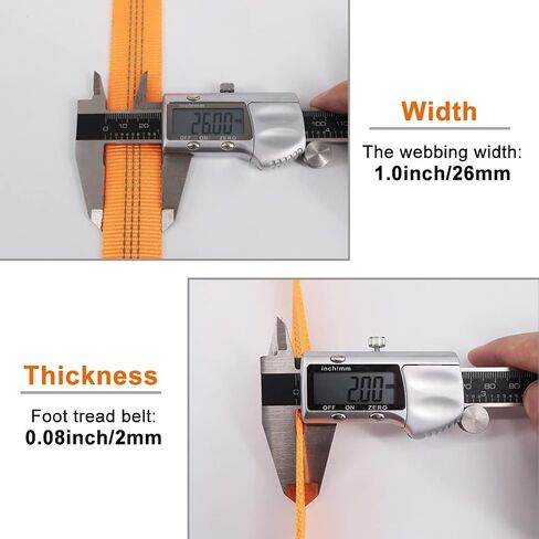CE UIAA Certified 1 Inch Nylon Webbing Strap/Tubular Climbing Webbing - Heavy Duty Strap for Rescue, Climbing, Harnesses, Rock Work, & Firefighting in Saudi Arabia