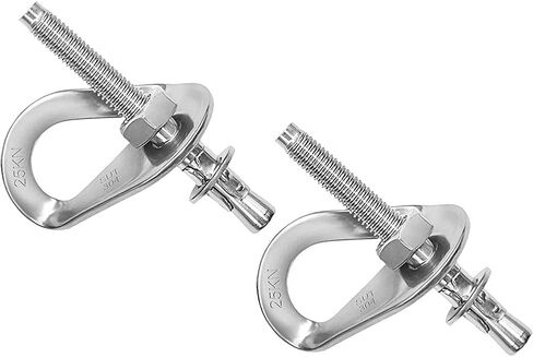 AOKWIT 25KN Anchor Hooks Set, Heavy Duty Climbing Anchor Hangers and Bolt Steel Expansion Bolt Piton Safe Rock Climbing Fixed Point Fixed Point in Saudi Arabia