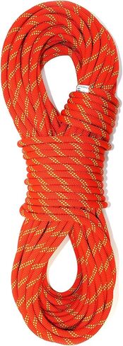 حبل تسلق الصخور الثابت من فيريكسوس 10.5 ملم - 30 متر (100 قدم) حبل نايلون شديد التحمل لتسلق الجبال في الهواء الطلق، والهبوط بالحبل، وتسلق الأشجار، وتسلق الجليد، والإنقاذ والهروب in Kuwait