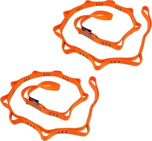 GM CLIMBING 16mm Nylon Daisy Chain Sling 22kN 120cm / 48in CE UIAA Certified for Leading Aid Climb Ascender Rigging Hammock Suspension in Saudi Arabia