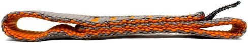 Fusion Climb ProGlide Quickdraw Runner - 5000 lb Tested Stitched Loop Nylon Webbing 120cm x 1.7cm - Gray/Orange in Saudi Arabia