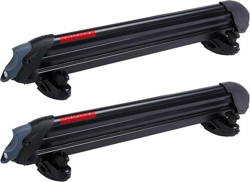 Yakima, PowderHound 6 Ski & Snowboard Mount, Fits Up to 6 Pairs of Skis or 4 Snowboards, Rides Quietly, Fits Most Roof Racks, Black in Saudi Arabia