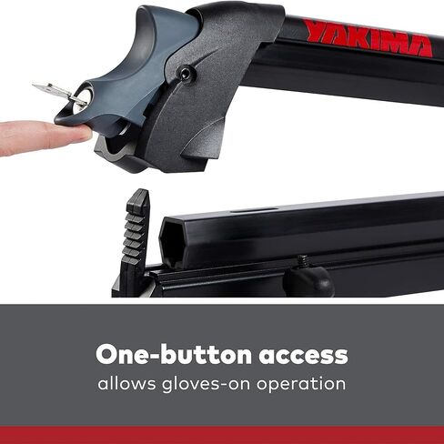 Yakima, PowderHound 6 Ski & Snowboard Mount, Fits Up to 6 Pairs of Skis or 4 Snowboards, Rides Quietly, Fits Most Roof Racks, Black in Saudi Arabia