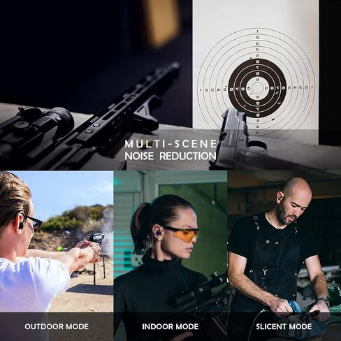 سدادات اذن الكترونية M20T من ايرمور، NRR26 ديسيبل، بلوتوث 5.3، سدادات اذن بخاصية الغاء الضوضاء لحماية السمع في نطاق الرماية ومدى المسدس والصيد in Kuwait