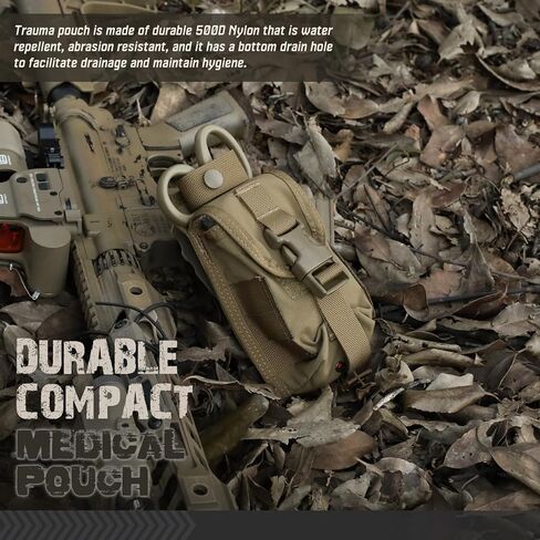 حقيبة عاصبة القص من LIVANS Molle، حقيبة مقصات طبية تكتيكية، حامل TQ لتصميم الانفجار مدمج IFAK EMT حقيبة طوارئ صغيرة منظم حقيبة الأدوات مع مقص الصدمات in Kuwait