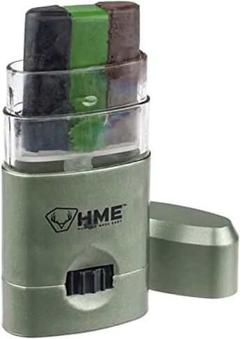 HME 3 Color Camo Face Paint "Mess-Free" Application Stick - Long-Lasting Easy-to-Use Concealment Makeup for Hunting in Saudi Arabia