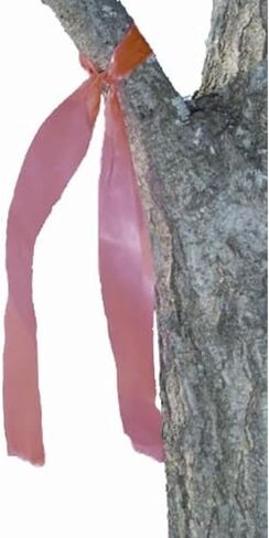 HME 150' Trail Marking Ribbon - Environmentally Safe Fluorescent Orange Rugged Weather-Resistant Hunting Tape in Saudi Arabia