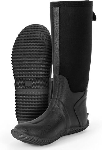 Ubon Women's Waterproof Neoprene Boots Multi-Season Rubber Rainboots Durable Hunting Boots in Saudi Arabia