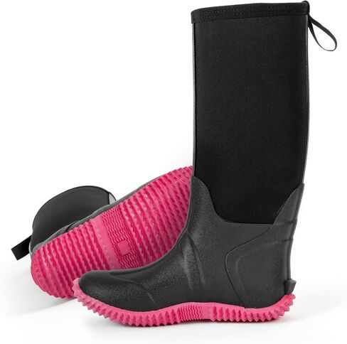 Ubon Women's Waterproof Neoprene Boots Multi-Season Rubber Rainboots Durable Hunting Boots in Saudi Arabia