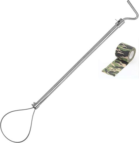 مجموعة أدوات التحكم في عمود صائد الحيوانات، عمود صائد الخنازير مع تعديل القفل، حامل الخنزير شديد التحمل لخنزير الخنزير 47 بوصة in Kuwait