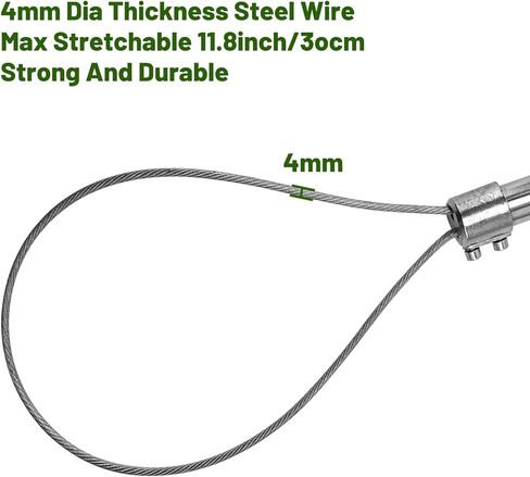 مجموعة أدوات التحكم في عمود صائد الحيوانات، عمود صائد الخنازير مع تعديل القفل، حامل الخنزير شديد التحمل لخنزير الخنزير 47 بوصة in Kuwait