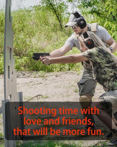 Hocazor Shooting Ear Protection NRR 26dB Suit for Shooting Range Racing Concert Sports الأحداث المطارات - أسود وأرجواني HO1006 in Kuwait
