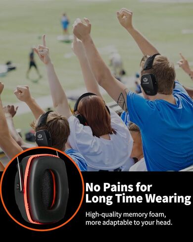 Hocazor Shooting Ear Protection NRR 26dB Suit for Shooting Range Racing Concert Sports الأحداث المطارات - أسود وأرجواني HO1006 in Kuwait
