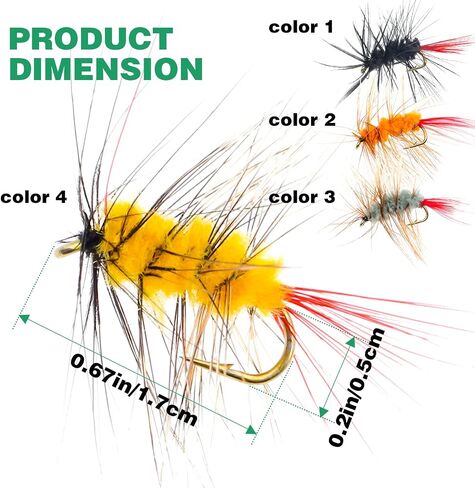 Fly Fishing Poppers, Topwater Fishing Lures Bass Crappie Bluegill Sunfish Panfish Trout Salmon Perch Steelhead Flies for Fly Fishing Bass Panfish Bluegill Trout Salmon in Saudi Arabia