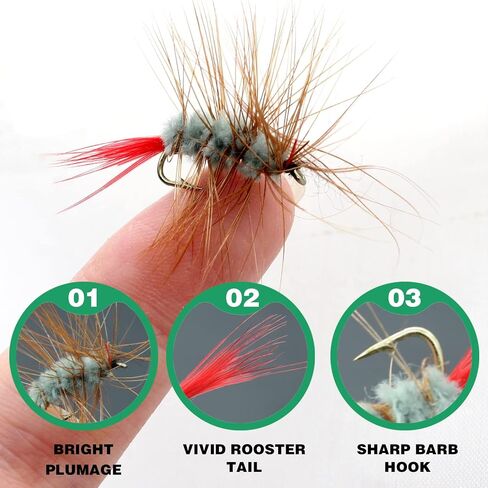 Fly Fishing Poppers, Topwater Fishing Lures Bass Crappie Bluegill Sunfish Panfish Trout Salmon Perch Steelhead Flies for Fly Fishing Bass Panfish Bluegill Trout Salmon in Saudi Arabia