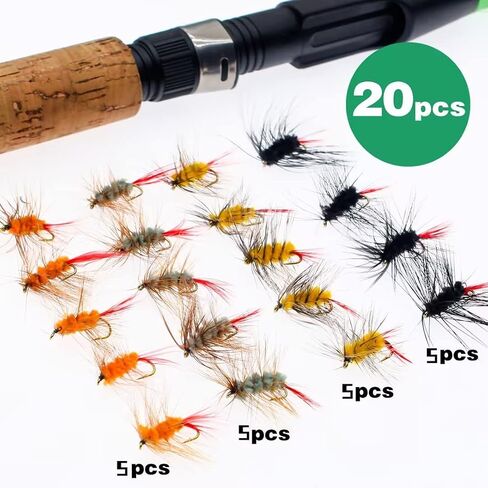 Fly Fishing Poppers, Topwater Fishing Lures Bass Crappie Bluegill Sunfish Panfish Trout Salmon Perch Steelhead Flies for Fly Fishing Bass Panfish Bluegill Trout Salmon in Saudi Arabia
