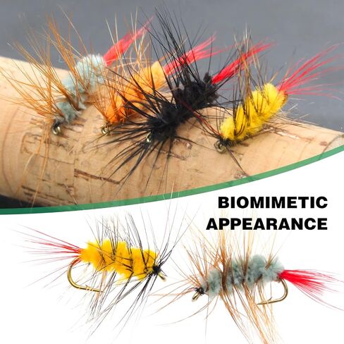 Fly Fishing Poppers, Topwater Fishing Lures Bass Crappie Bluegill Sunfish Panfish Trout Salmon Perch Steelhead Flies for Fly Fishing Bass Panfish Bluegill Trout Salmon in Saudi Arabia