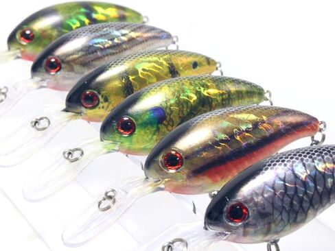 أسماك البلمة Crankbait لصيد الأسماك باس، طعم الصيد Jerkbait وصندوق الأدوات in Kuwait
