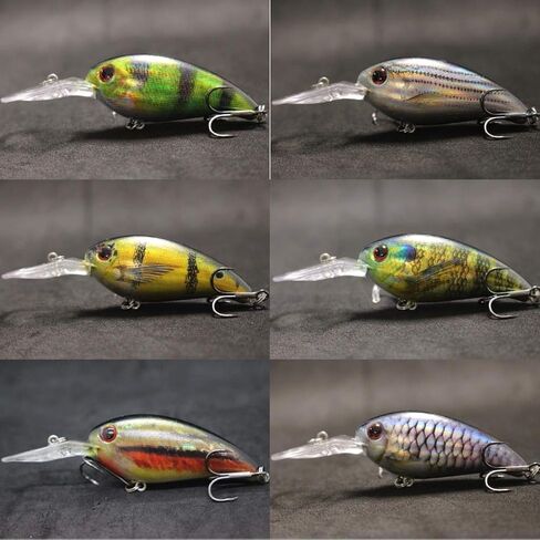 أسماك البلمة Crankbait لصيد الأسماك باس، طعم الصيد Jerkbait وصندوق الأدوات in Kuwait