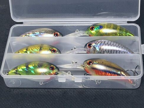 أسماك البلمة Crankbait لصيد الأسماك باس، طعم الصيد Jerkbait وصندوق الأدوات in Kuwait