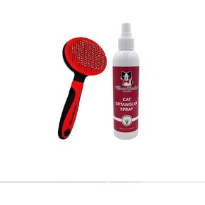 Warren London Cat Detangler Spray for Matted Hair | Leave in Conditioner Pet Detangling Spray That Demat & Refreshes | Use with Cat Brush or Grooming Glove | Made in USA | 8oz in Kuwait