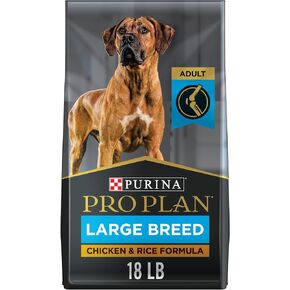 Purina Pro Plan Large Breed Dry Dog Food, Chicken & Rice, 34 lb Bag in Kuwait