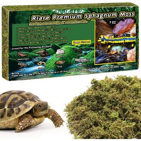 Riare 8 OZ Natural Sphagnum Moss for Reptiles, Terrarium Substrate Bedding in Kuwait