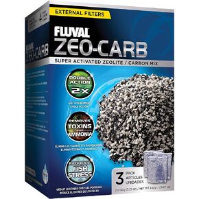 Fluval Aquarium Filter Media Replacement Bundle, 3-Pack ClearMax Phosphate Remover and Zeo-Carb