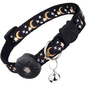 Breakaway Cat Collar with Airtag Holder,Kitten Collar with Bell in Kuwait