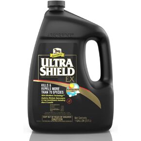 Absorbine UltraShield EX 128oz Insecticide, Kills & Repels Flies, Mosquitoes, Ticks, Fleas, Lice, Use on Horses, Dogs, Premises
