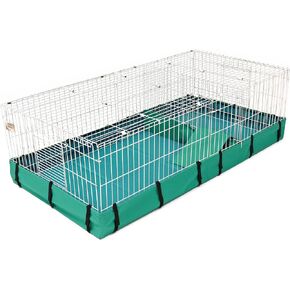 MidWest Homes for Pets Guinea Habitat Plus Cage, Includes Divider Panel and Hinged Top, Washable PVC Canvas Bottom, Expandable Small Animal Cage for Guinea Pigs, 171GHP in Saudi Arabia