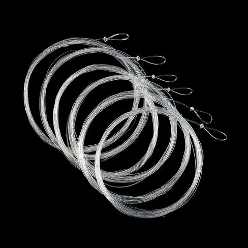 Piscifun Fly Fishing Leader with Pre-Tied Loop, Tapered Fly Line Leader, Nylon, Clear, 6 Pack, 7.5FT, 9FT, 12FT, 0X 1X 2X 3X 4X 5X 6X 7X in Saudi Arabia