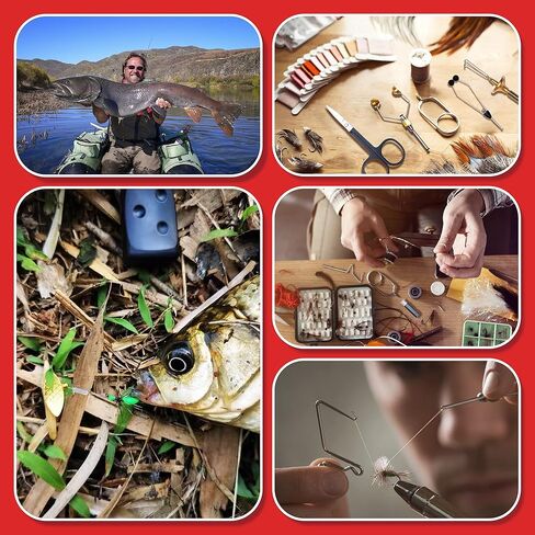 مجموعة أدوات ربط الذبابة من AIFHAAN مجموعة أدوات كاملة 10 في 1 تتضمن حقيبة أدوات مقاومة للماء مجموعة أدوات ربط الذبابة in Kuwait