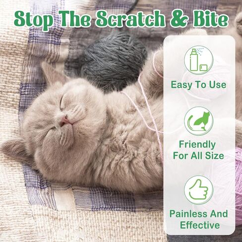 folaymass Cat Spray Deterrent, Cat Deterrent Spray, Cat Scratch Furniture Protector, Cat Repellent Spray in Kuwait