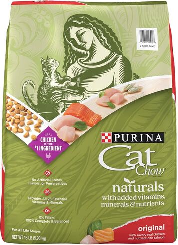 Purina Cat Chow Naturals Original With Real Chicken & Salmon Adult Dry Cat Food in Kuwait